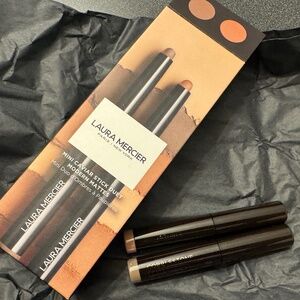 Laura Mercier Mini Caviar Stick Duet Modern Mattes in Cobblestone & Au Naturel